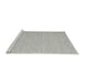 Serging Thickness of Machine Washable Contemporary Granite Gray Rug, wshcon2135