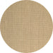 Round Machine Washable Abstract Brown Contemporary Rug, wshcon2136brn