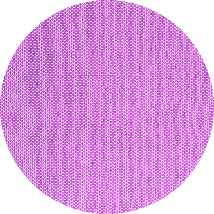 Round Machine Washable Abstract Pink Contemporary Rug, wshcon2136pnk