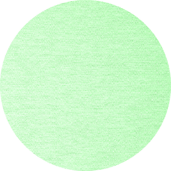 Round Solid Emerald Green Modern Rug, con2137emgrn