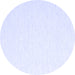 Round Solid Blue Modern Rug, con2137blu