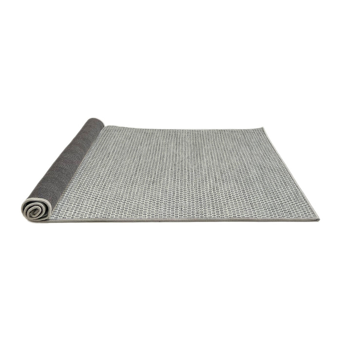 Thickness of Contemporary Gray Modern Rug, con2138
