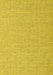 Abstract Yellow Contemporary Rug, con2138yw