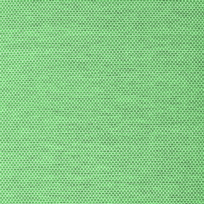 Square Machine Washable Abstract Emerald Green Contemporary Area Rugs, wshcon2138emgrn