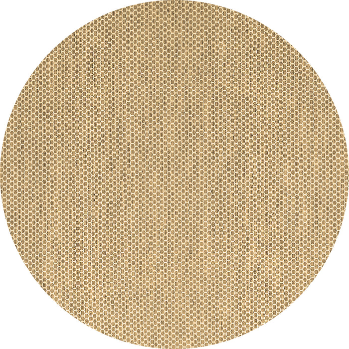 Round Machine Washable Abstract Brown Contemporary Rug, wshcon2138brn