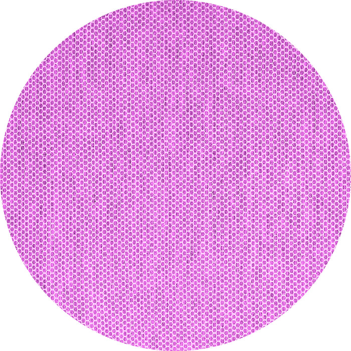 Round Machine Washable Abstract Pink Contemporary Rug, wshcon2138pnk