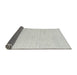 Thickness of Contemporary Dark Gray Modern Rug, con2139