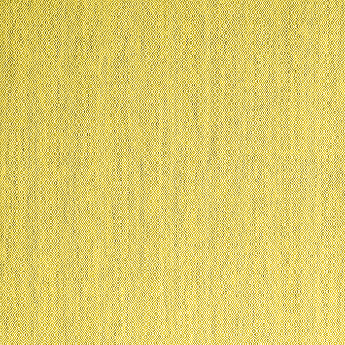 Square Abstract Yellow Contemporary Rug, con2139yw