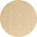 Round Abstract Brown Contemporary Rug, con2139brn