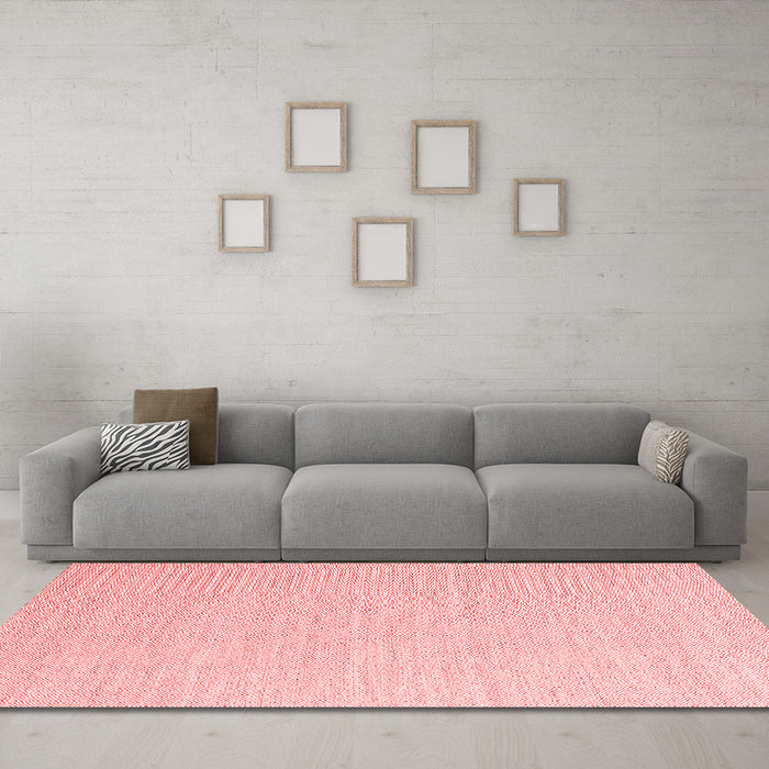 Contemporary Red Washable Rugs