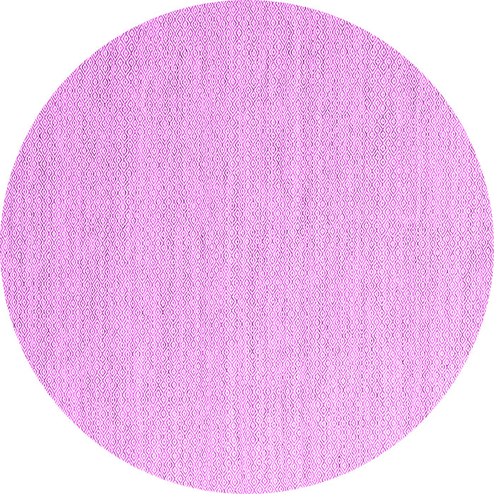 Round Machine Washable Abstract Pink Contemporary Rug, wshcon2139pnk
