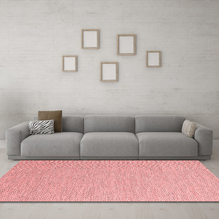 Contemporary Red Washable Rugs