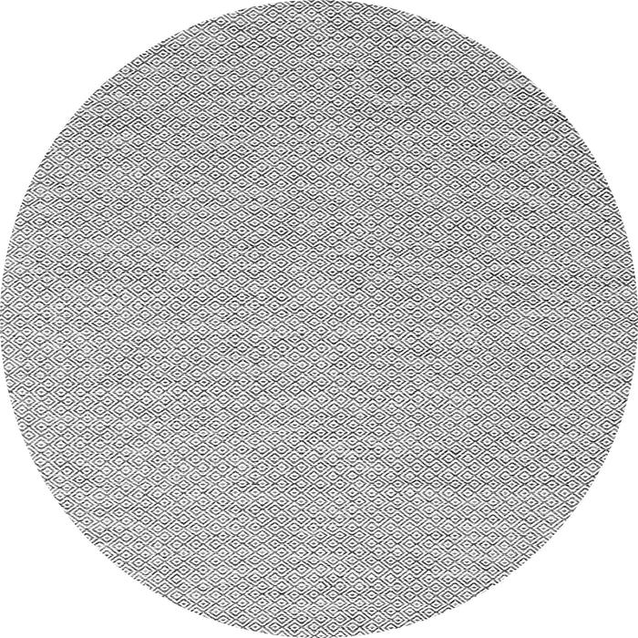 Square Abstract Gray Contemporary Rug, con2140gry