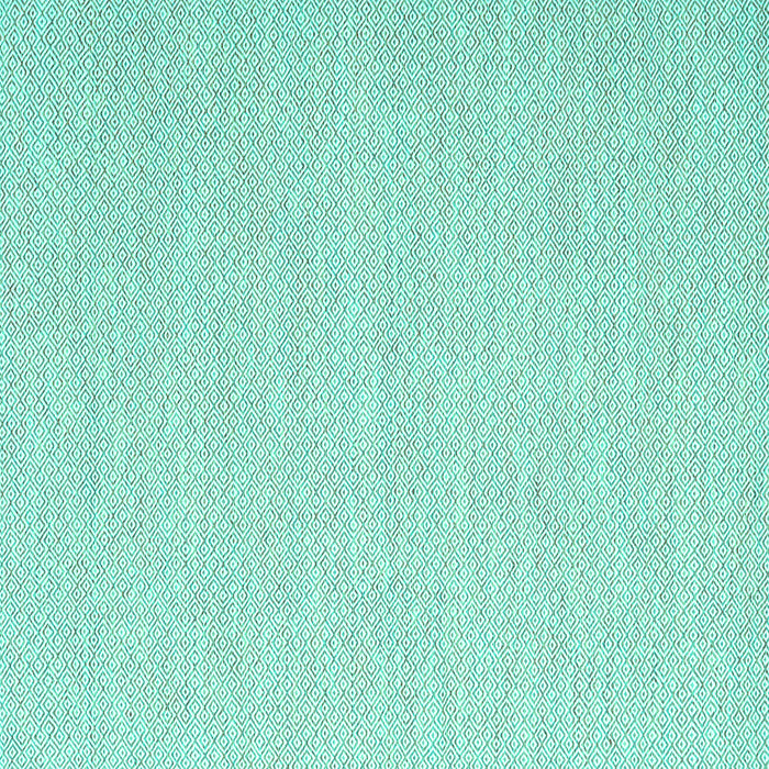 Square Machine Washable Solid Turquoise Modern Area Rugs, wshcon2141turq