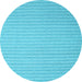 Round Machine Washable Abstract Light Blue Contemporary Rug, wshcon2142lblu