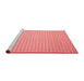 Contemporary Red Washable Rugs