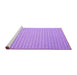 Sideview of Machine Washable Abstract Purple Contemporary Area Rugs, wshcon2142pur