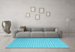 Machine Washable Abstract Light Blue Contemporary Rug in a Living Room, wshcon2142lblu