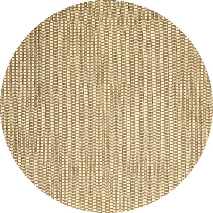 Round Machine Washable Abstract Brown Contemporary Rug, wshcon2142brn