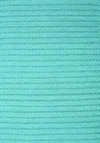 Abstract Turquoise Contemporary Rug, con2142turq