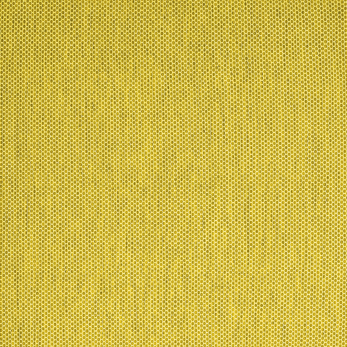 Square Abstract Yellow Contemporary Rug, con2143yw