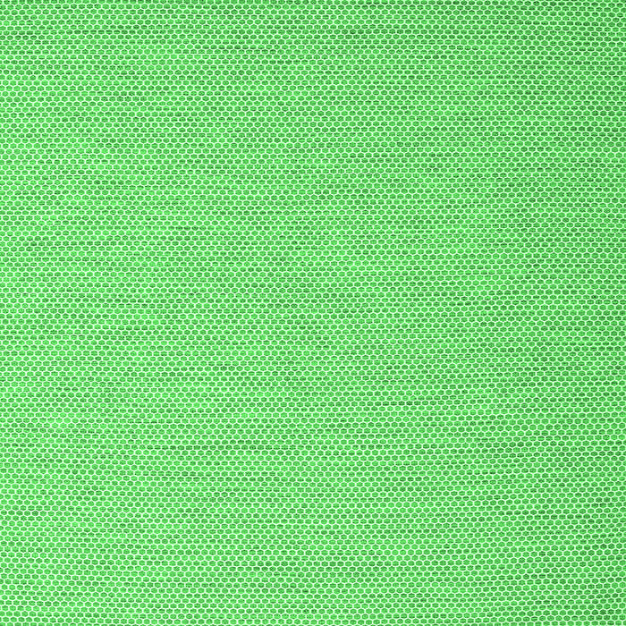 Serging Thickness of Abstract Green Contemporary Rug, con2143grn