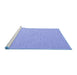 Sideview of Machine Washable Abstract Blue Contemporary Rug, wshcon2143blu