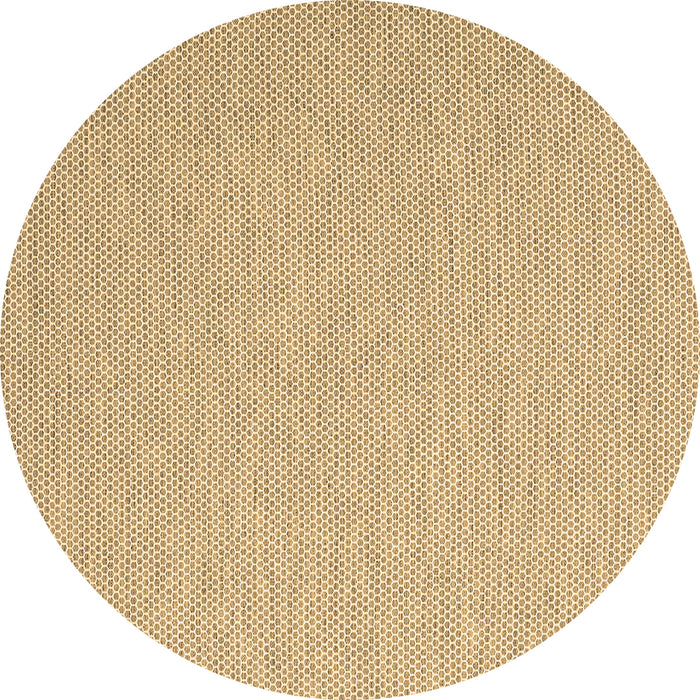 Round Machine Washable Abstract Brown Contemporary Rug, wshcon2143brn