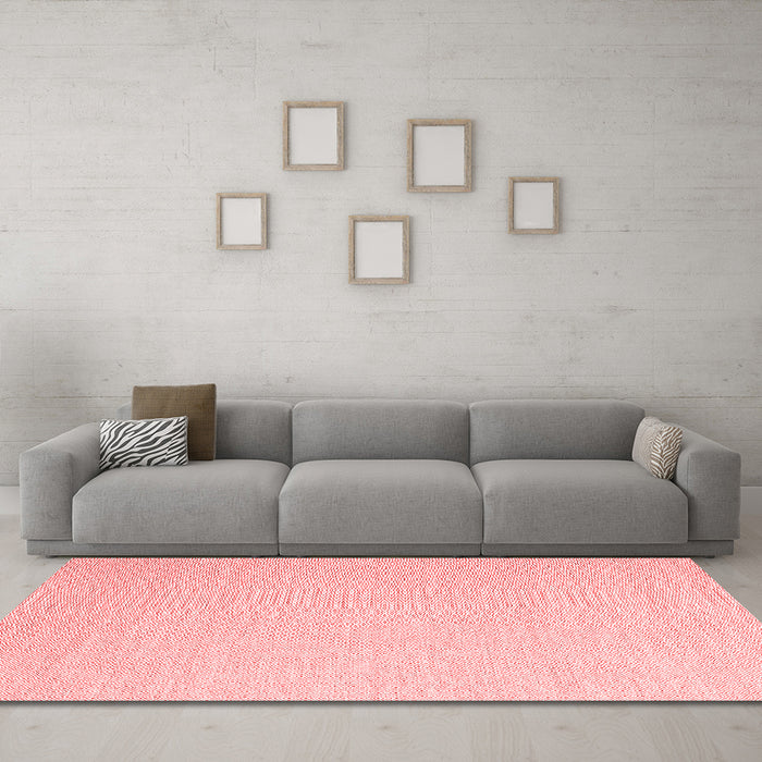 Modern Red Washable Rugs