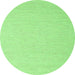 Square Solid Green Modern Rug, con2144grn