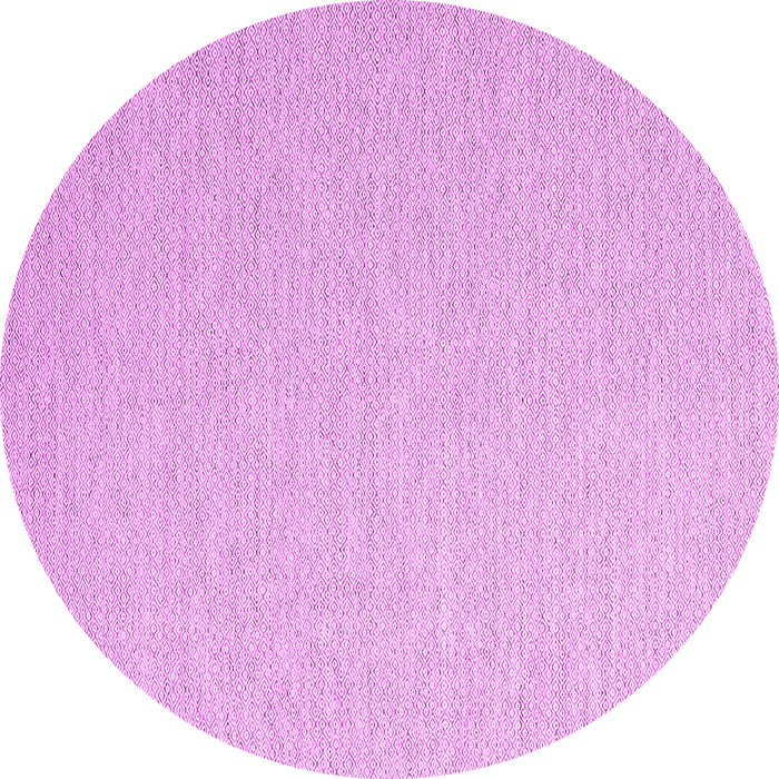 Round Machine Washable Abstract Pink Contemporary Rug, wshcon2145pnk