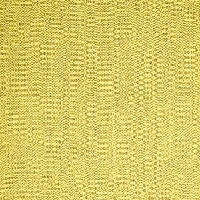 Square Abstract Yellow Contemporary Rug, con2145yw