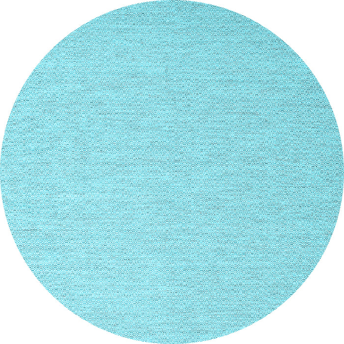 Round Machine Washable Abstract Light Blue Contemporary Rug, wshcon2145lblu