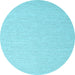 Round Machine Washable Abstract Light Blue Contemporary Rug, wshcon2145lblu