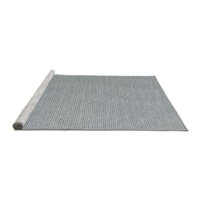 Serging Thickness of Machine Washable Contemporary Slate Gray Rug, wshcon2146