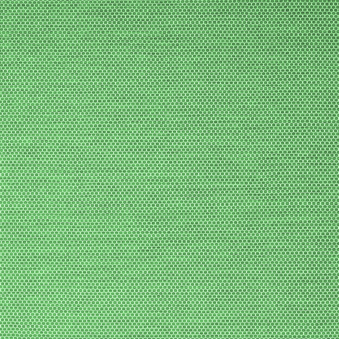 Square Abstract Emerald Green Contemporary Rug, con2146emgrn