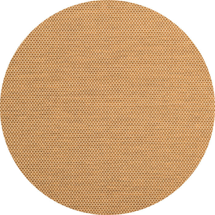 Square Abstract Orange Contemporary Rug, con2146org
