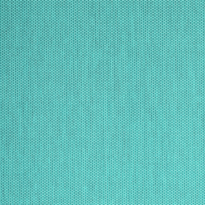 Square Abstract Turquoise Contemporary Rug, con2146turq
