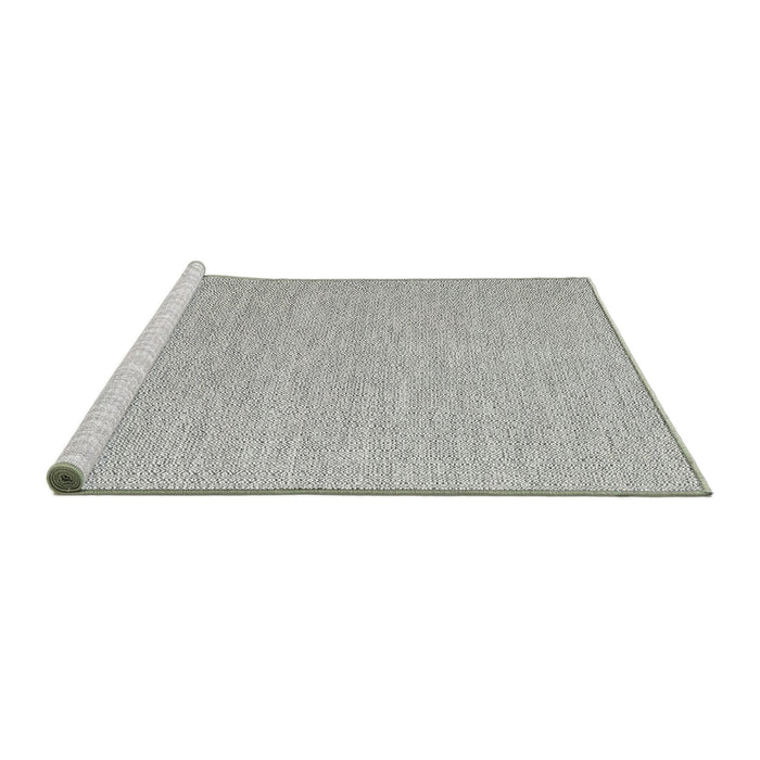 Serging Thickness of Machine Washable Contemporary Platinum Gray Rug, wshcon2147