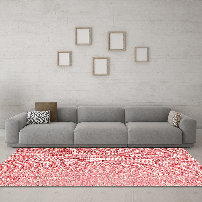 Contemporary Red Washable Rugs