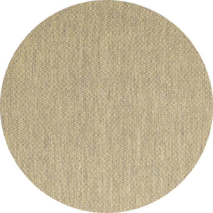 Round Machine Washable Abstract Brown Contemporary Rug, wshcon2147brn