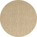 Round Machine Washable Abstract Brown Contemporary Rug, wshcon2147brn