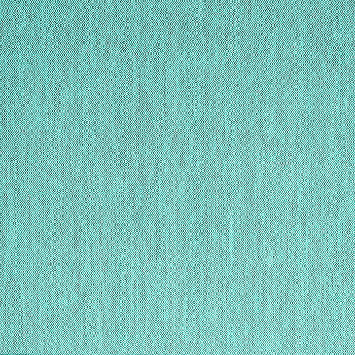 Square Abstract Turquoise Contemporary Rug, con2147turq
