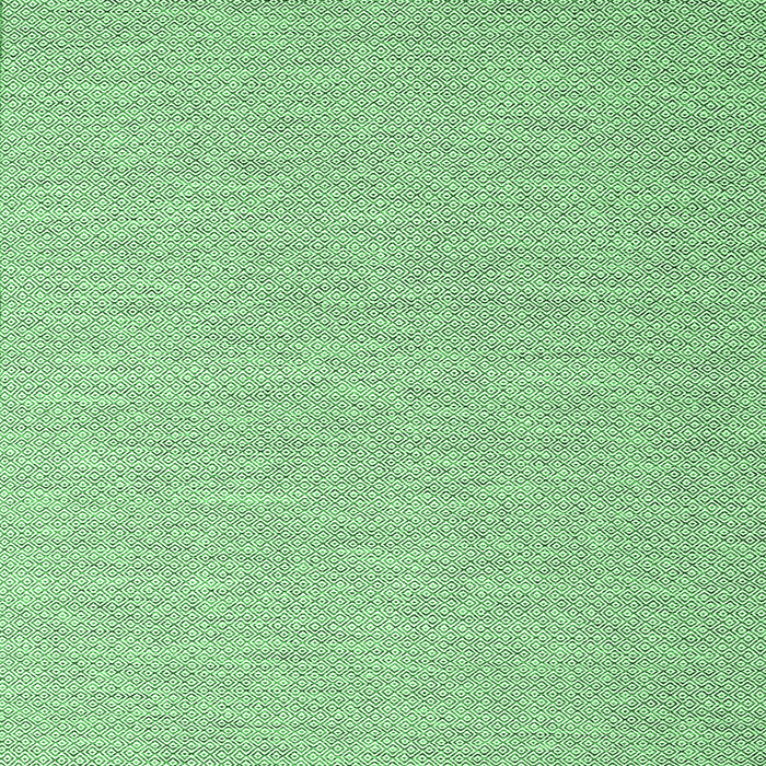Square Abstract Emerald Green Contemporary Rug, con2147emgrn