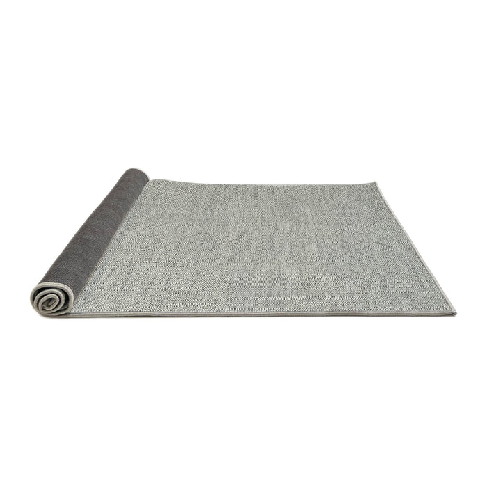 Thickness of Contemporary Platinum Gray Modern Rug, con2148