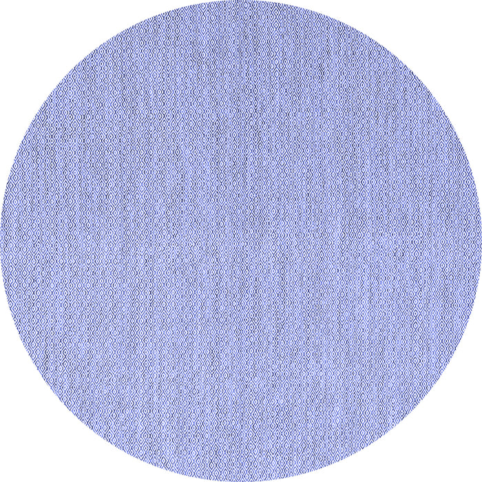 Round Machine Washable Abstract Blue Contemporary Rug, wshcon2148blu