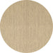 Round Abstract Brown Contemporary Rug, con2148brn