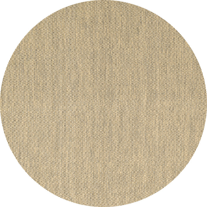 Round Machine Washable Abstract Brown Contemporary Rug, wshcon2148brn