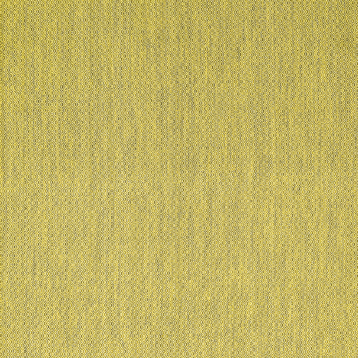 Square Abstract Yellow Contemporary Rug, con2148yw