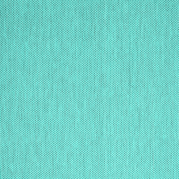 Square Abstract Turquoise Contemporary Rug, con2149turq
